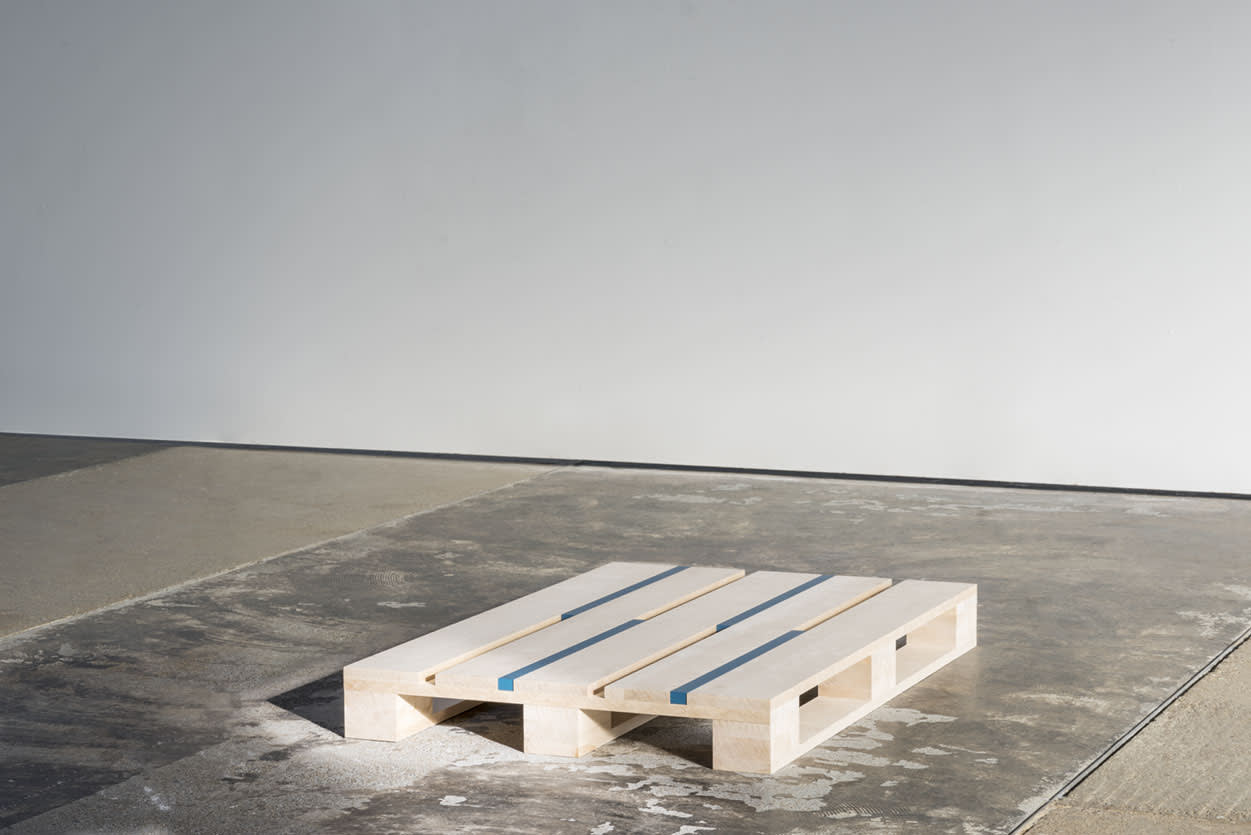 Sébastien de Ganay, Aluminium Sculpture on Pallet 1, 2017