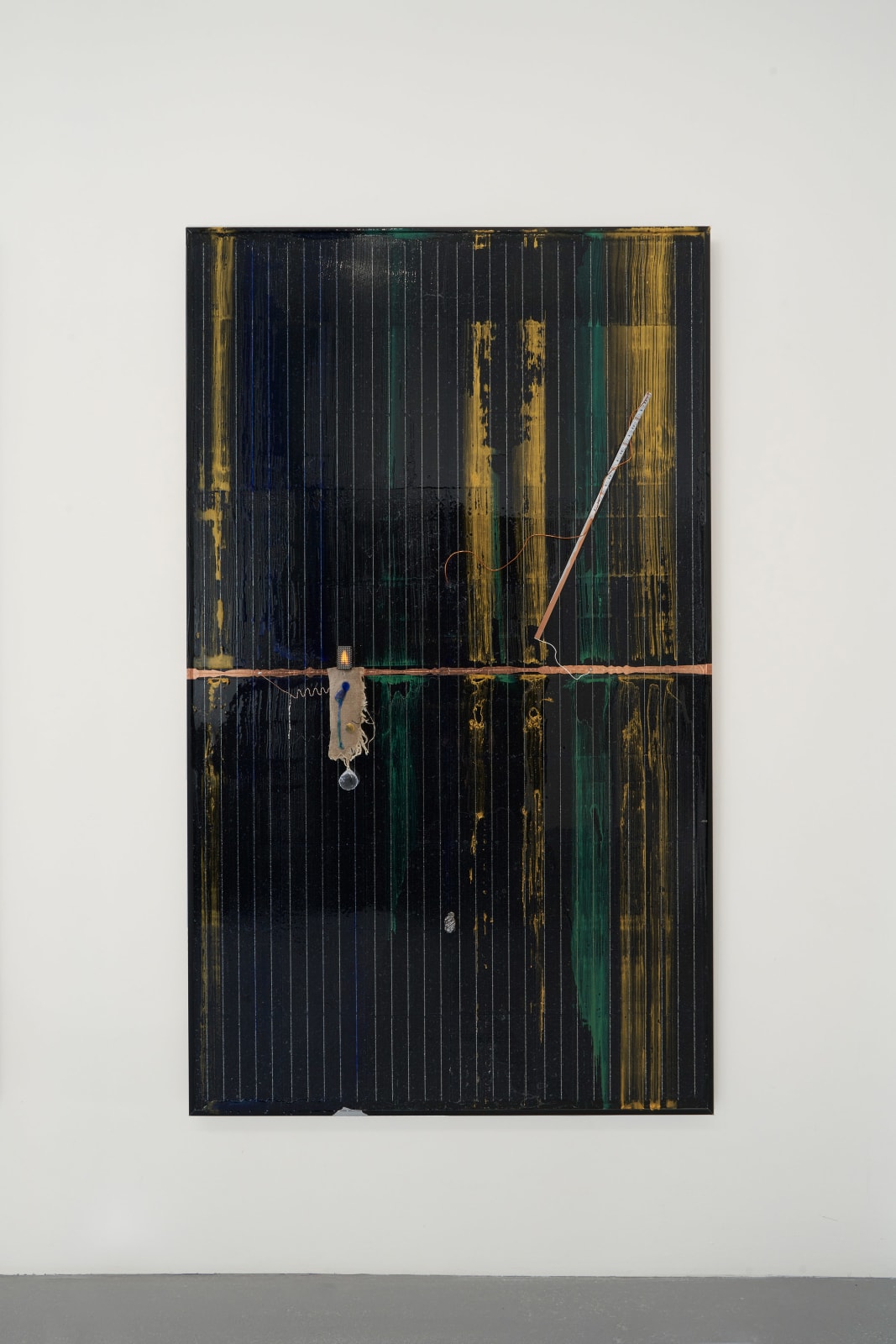 Haroon Mirza, Wave Particle Duality (Solar Powered LED Circuit Composition 45), 2022