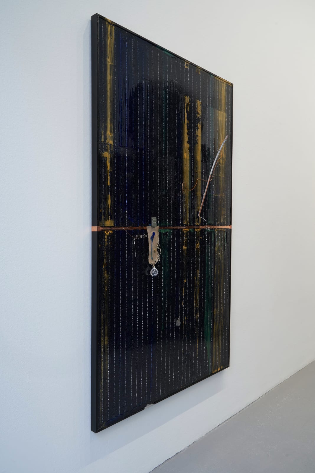 Haroon Mirza, Wave Particle Duality (Solar Powered LED Circuit Composition 45), 2022
