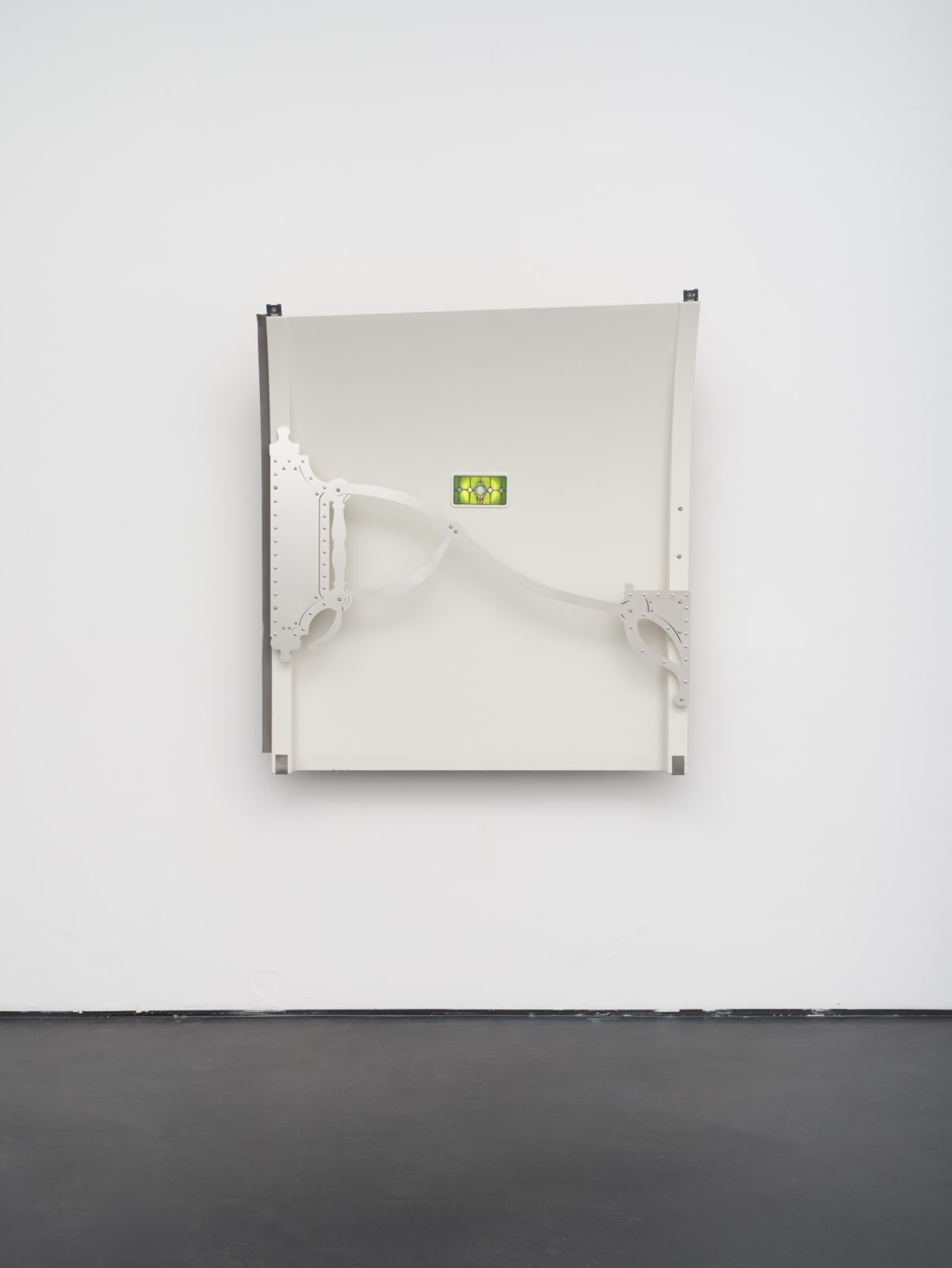 Ju Young Kim, A green door at the butterfly house, 2024