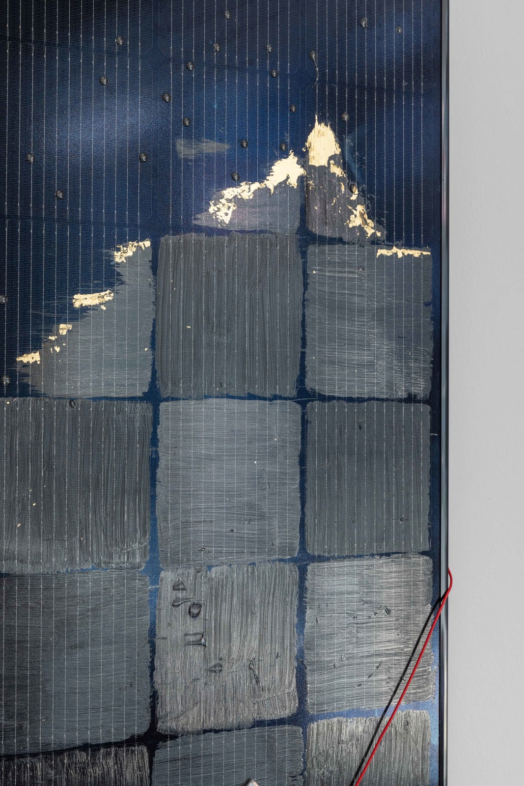 Haroon Mirza, Solar Powered LED Circuit Composition 41 (Genzken & Richter), 2021