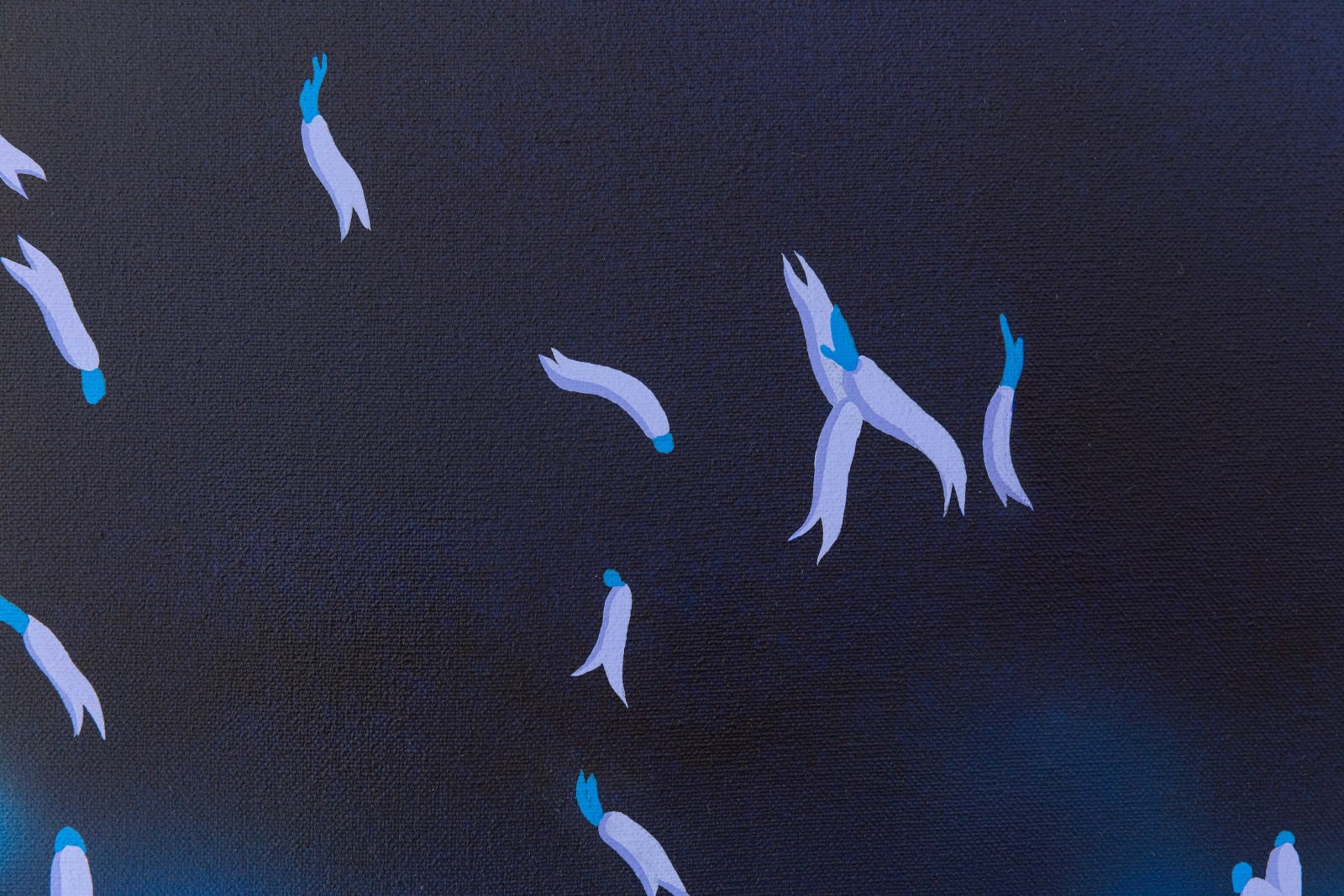 Natacha Donzé, Blissful blue (persuasive), 2021