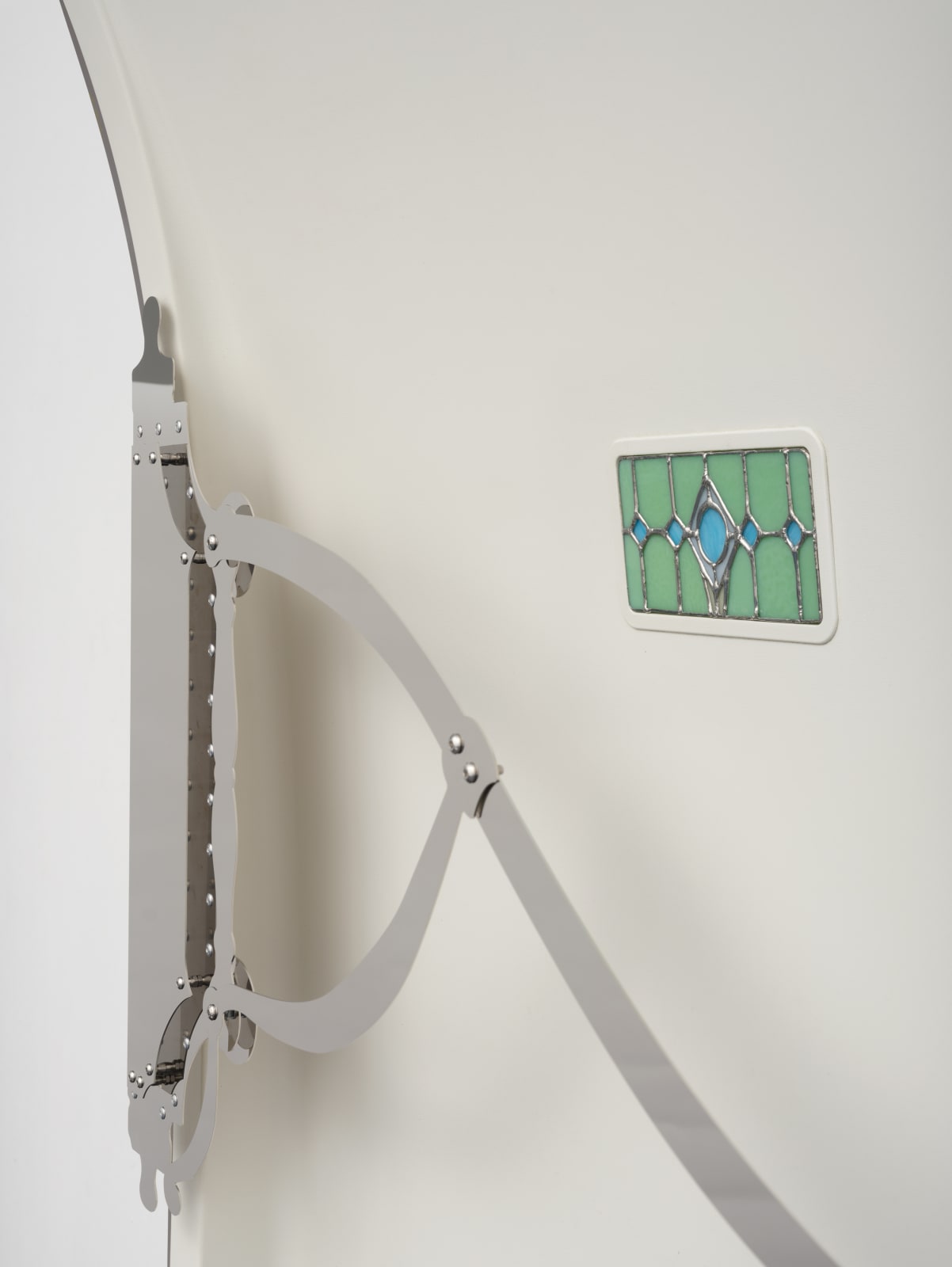 Ju Young Kim, A green door at the butterfly house, 2024