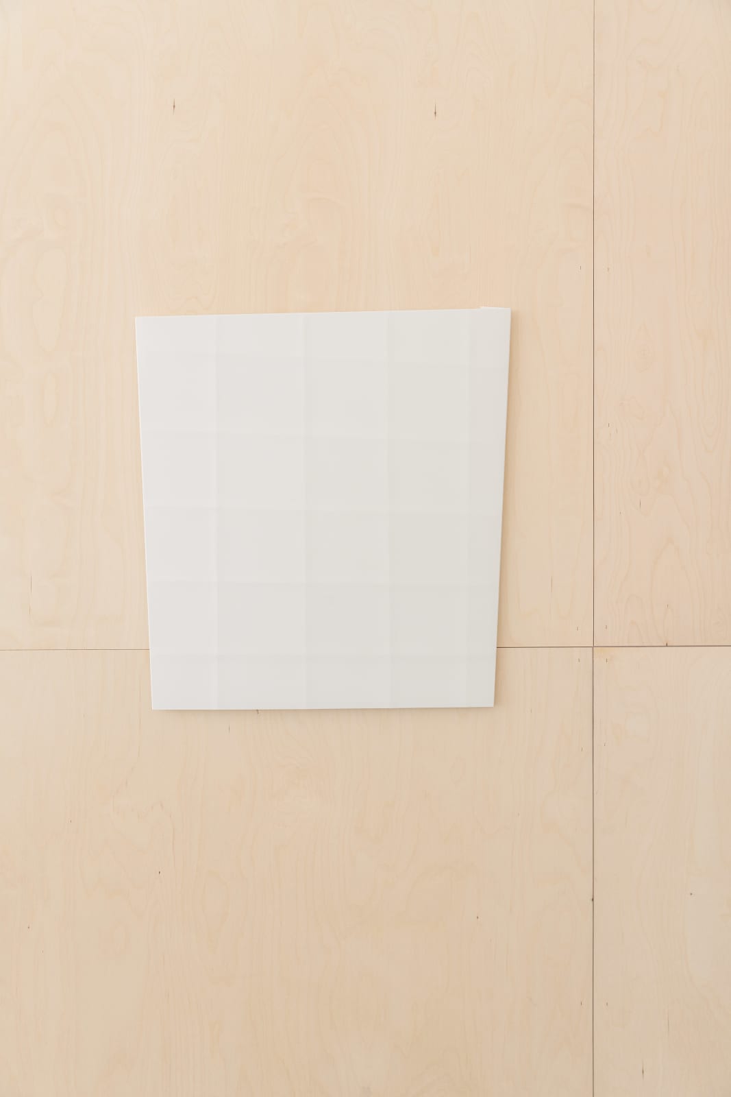 Sébastien de Ganay, White Folded Flat "Grid" 03, 2021