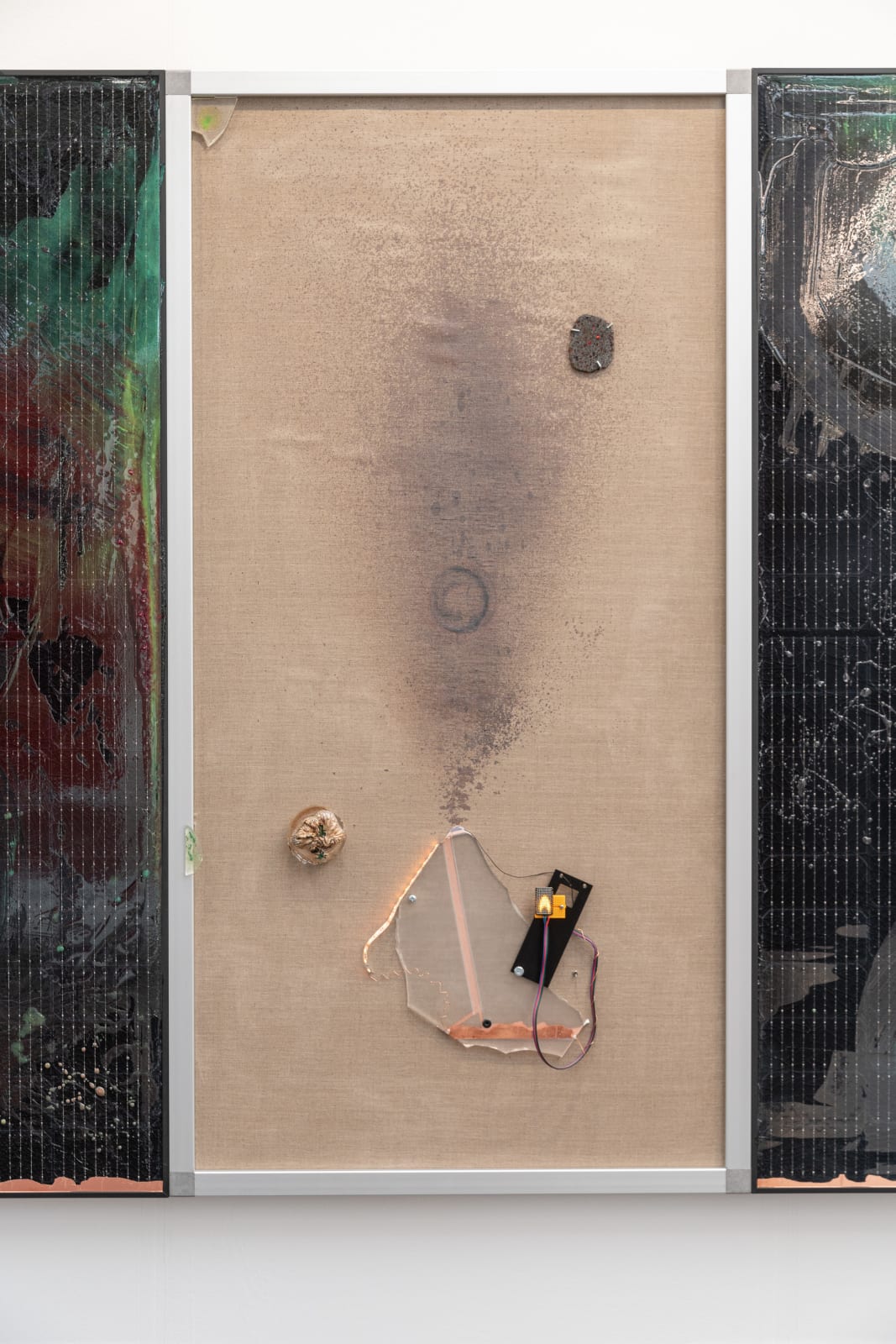 Haroon Mirza, After Lofoten (Solar Powered LED Circuit Composition 47), 2022