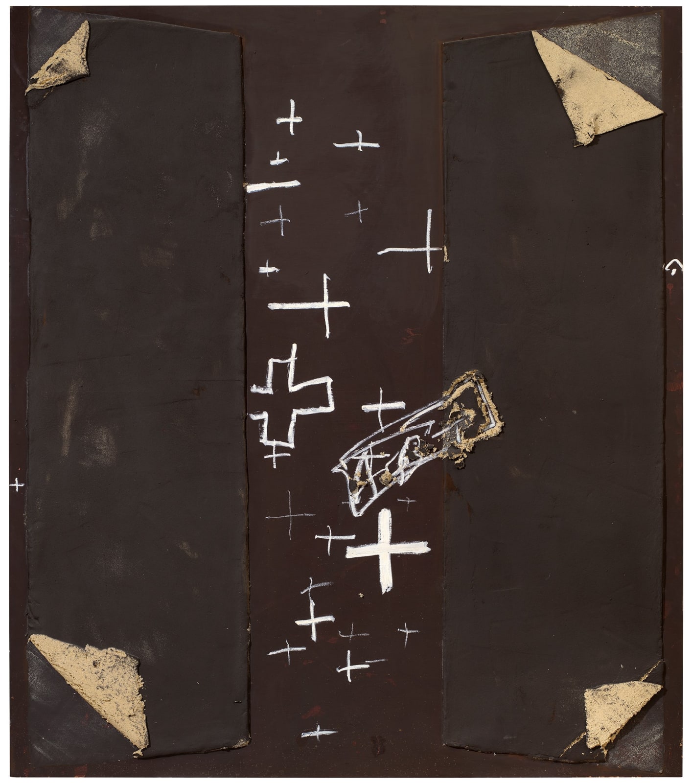 Antoni Tàpies, Quatre plecs (Four Folds), 1997