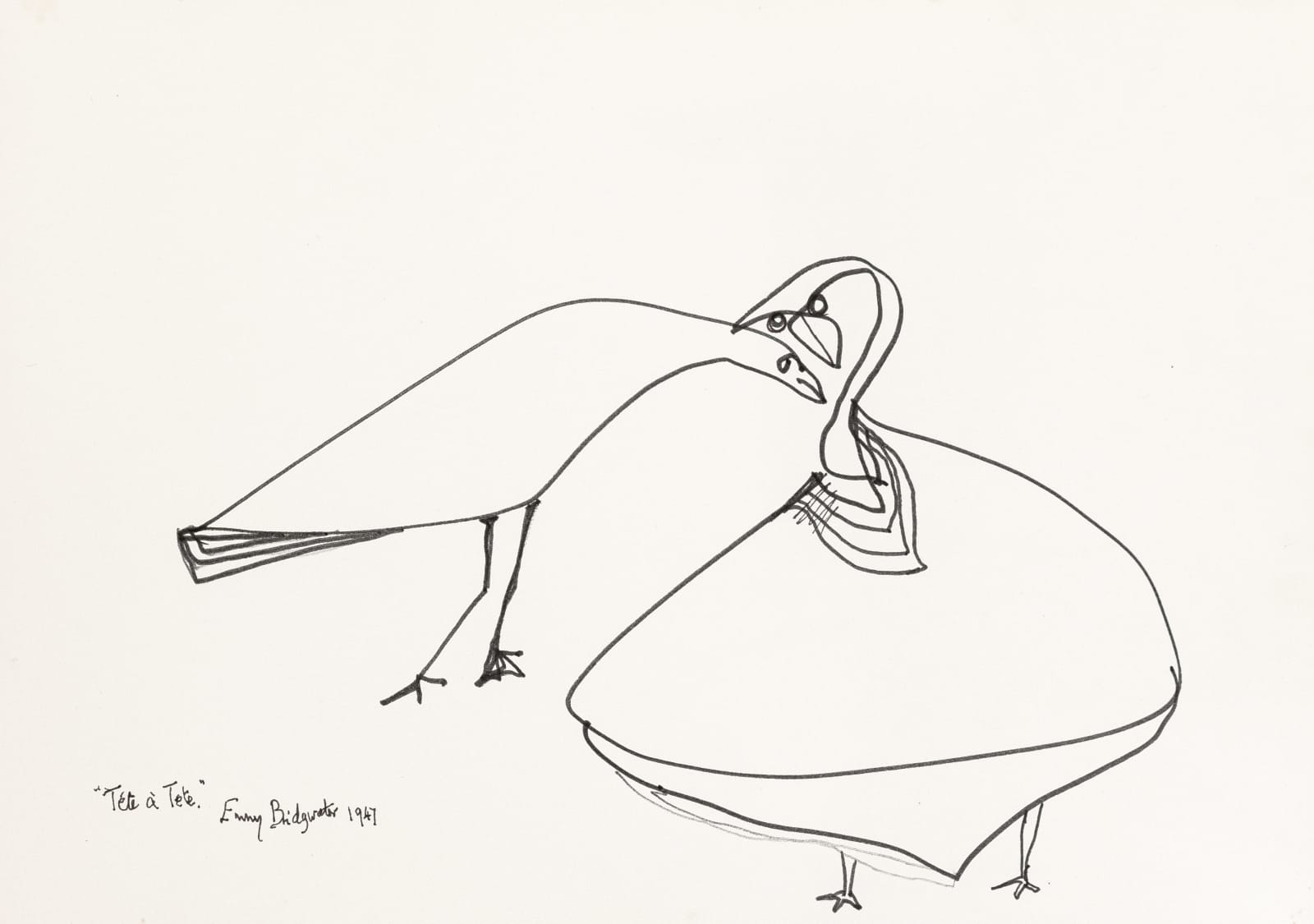 EMMY BRIDGWATER, Téte à Téte, 1947