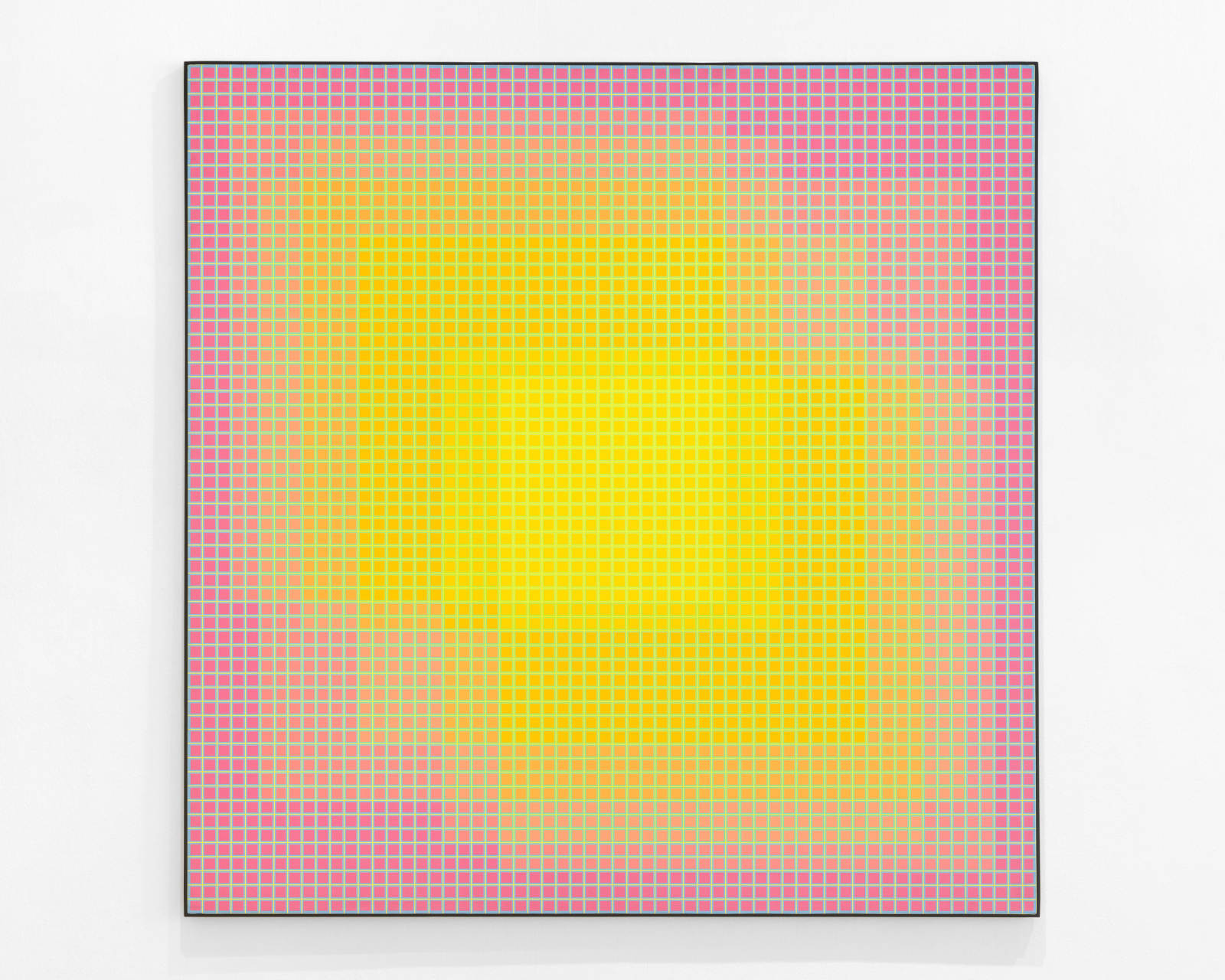 Julian Stanczak, Green Light, 1973