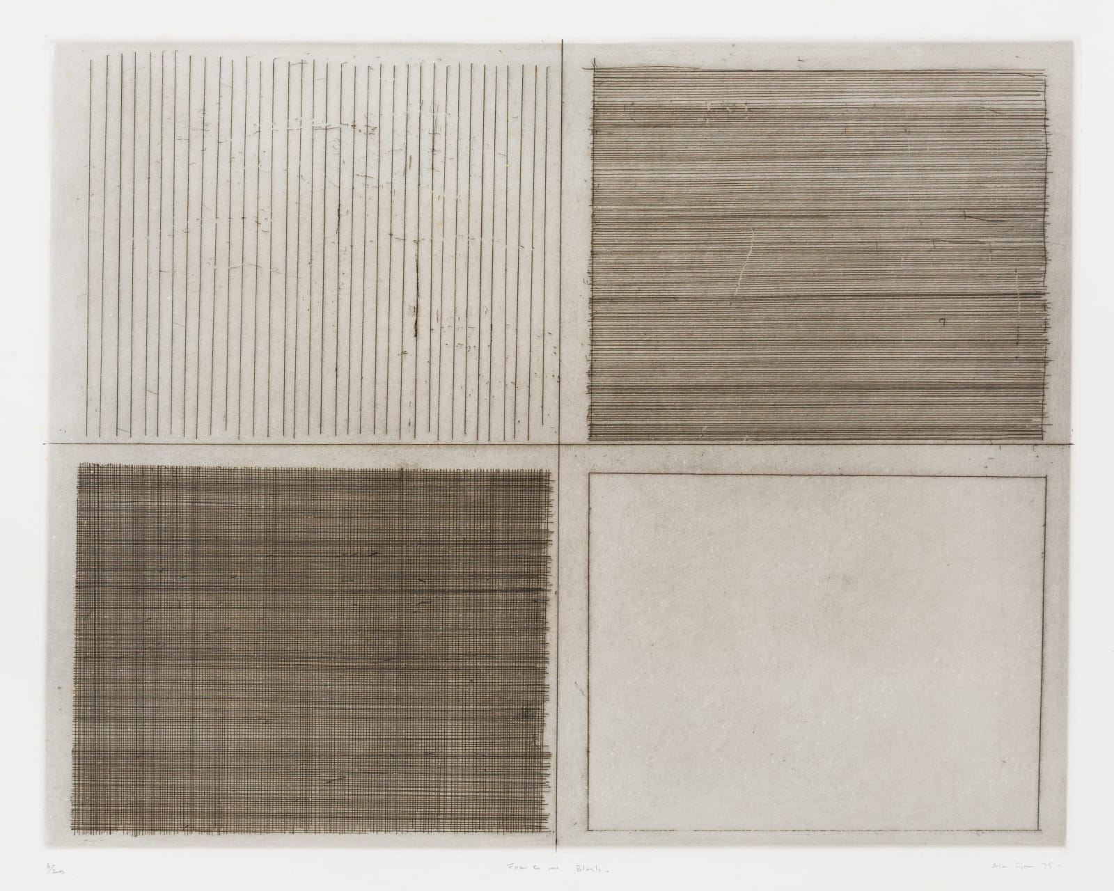 Alan Green, Four to One (Set of 9), 1976