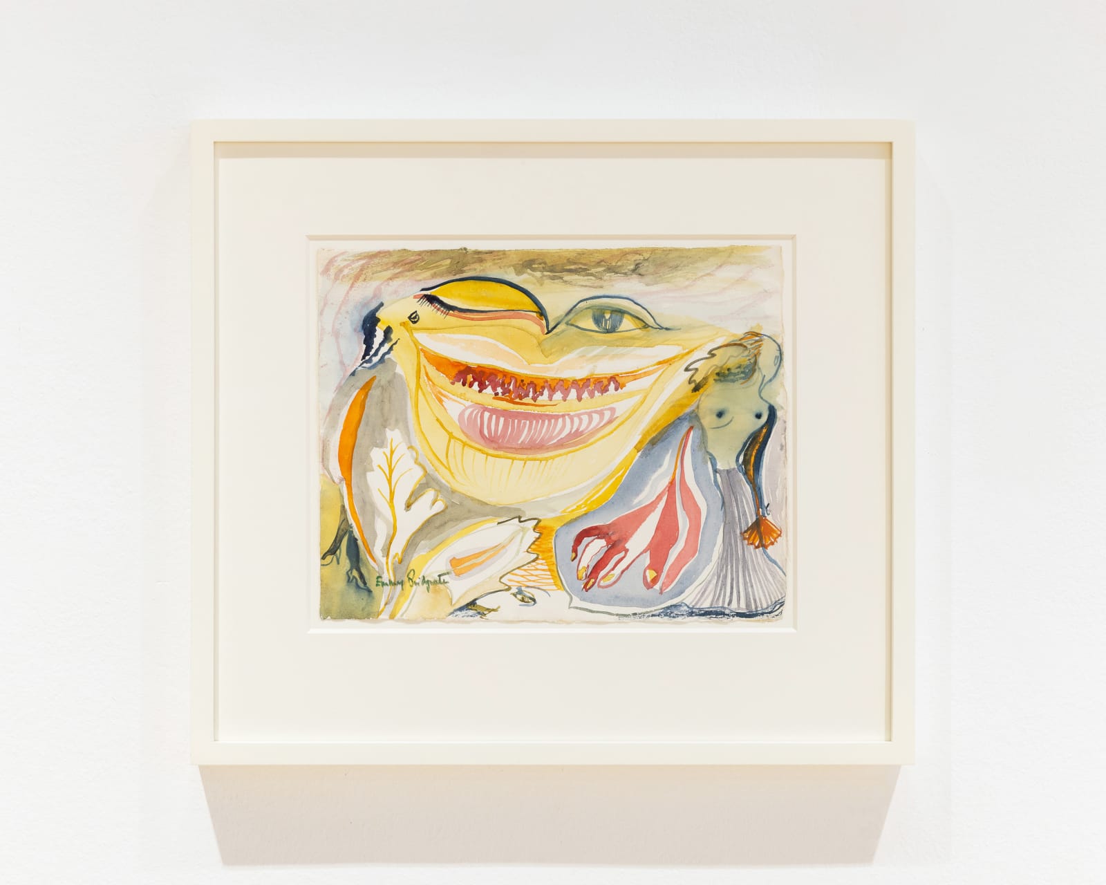 EMMY BRIDGWATER, Untitled (smile), c.1942