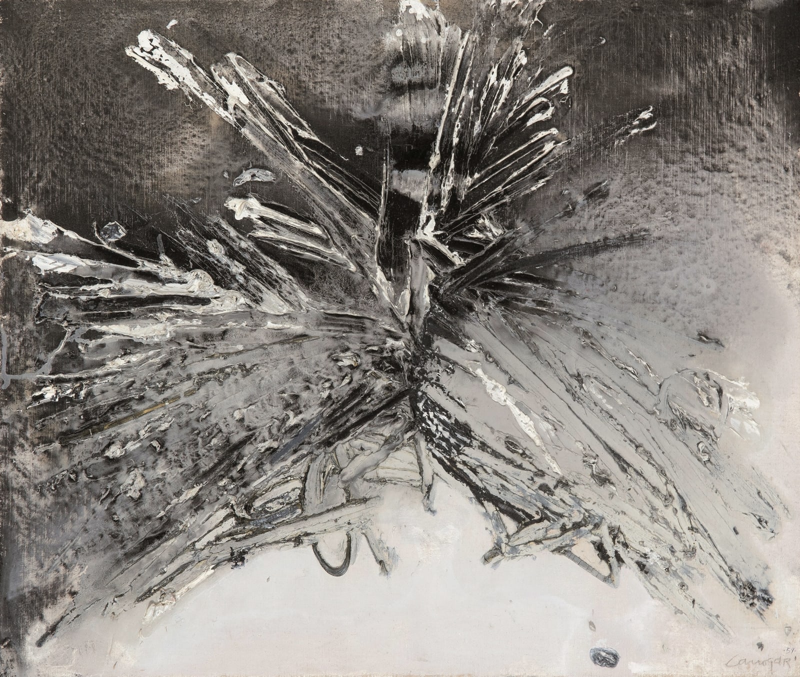 Rafael Canogar, Pintura, 1959