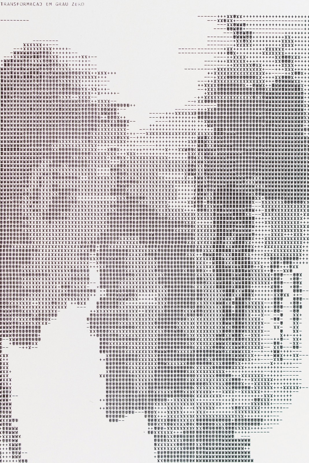 Waldemar Cordeiro, Derivatives of an Image: Transformation in Degree 0, 1969