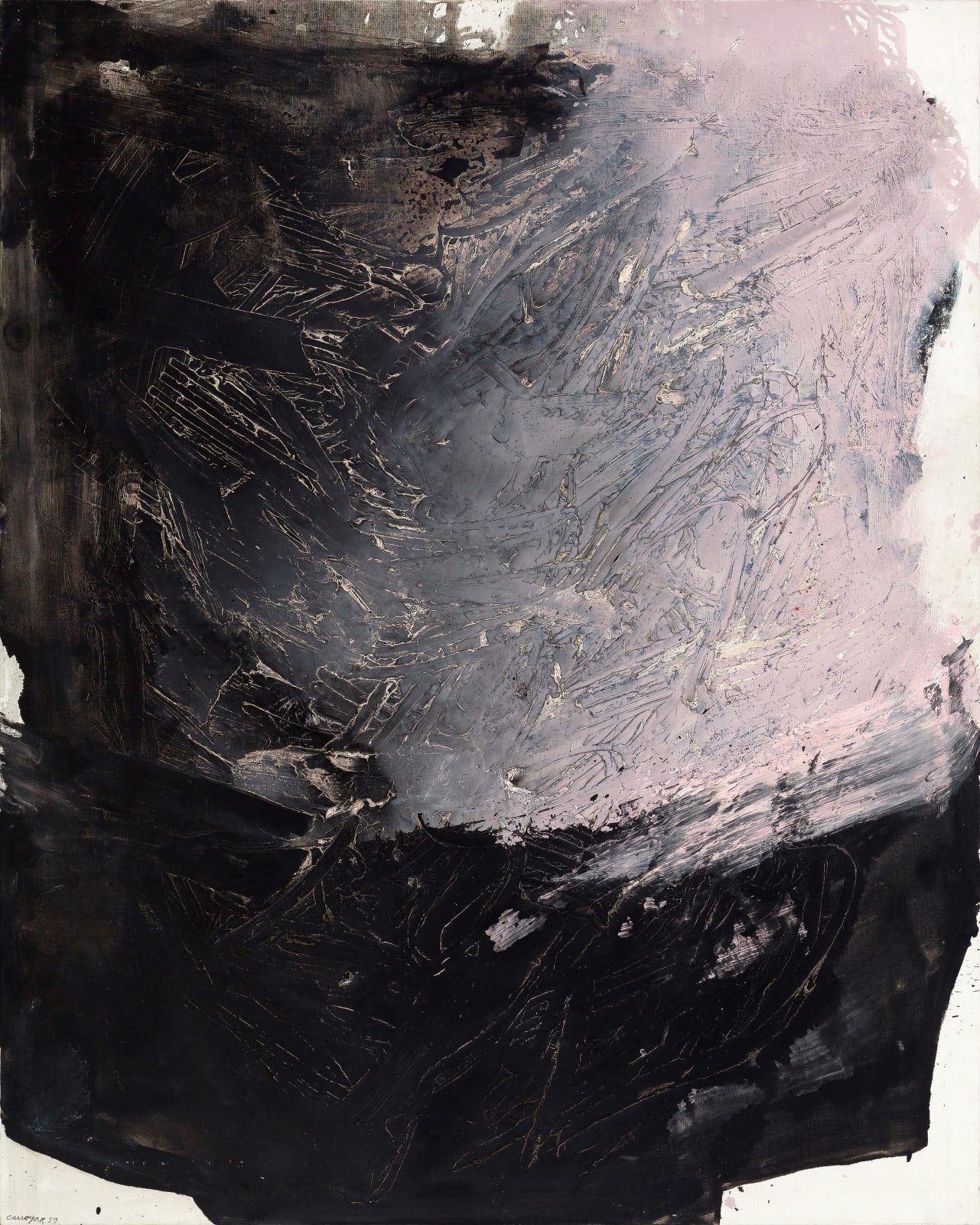 Rafael Canogar, Nudo, 1959