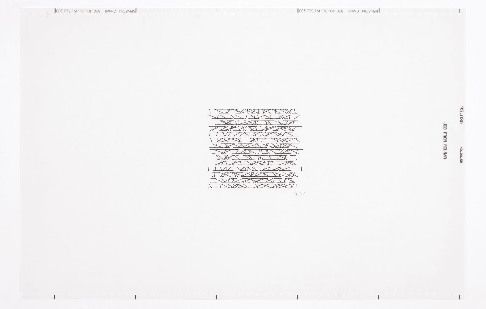 VERA MOLNAR, Untitled (MV527), 1975