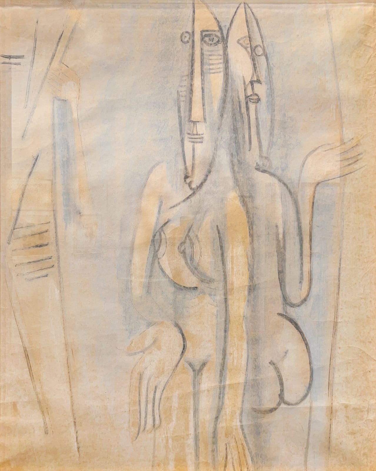 Wifredo Lam, Untitled, c. 1942