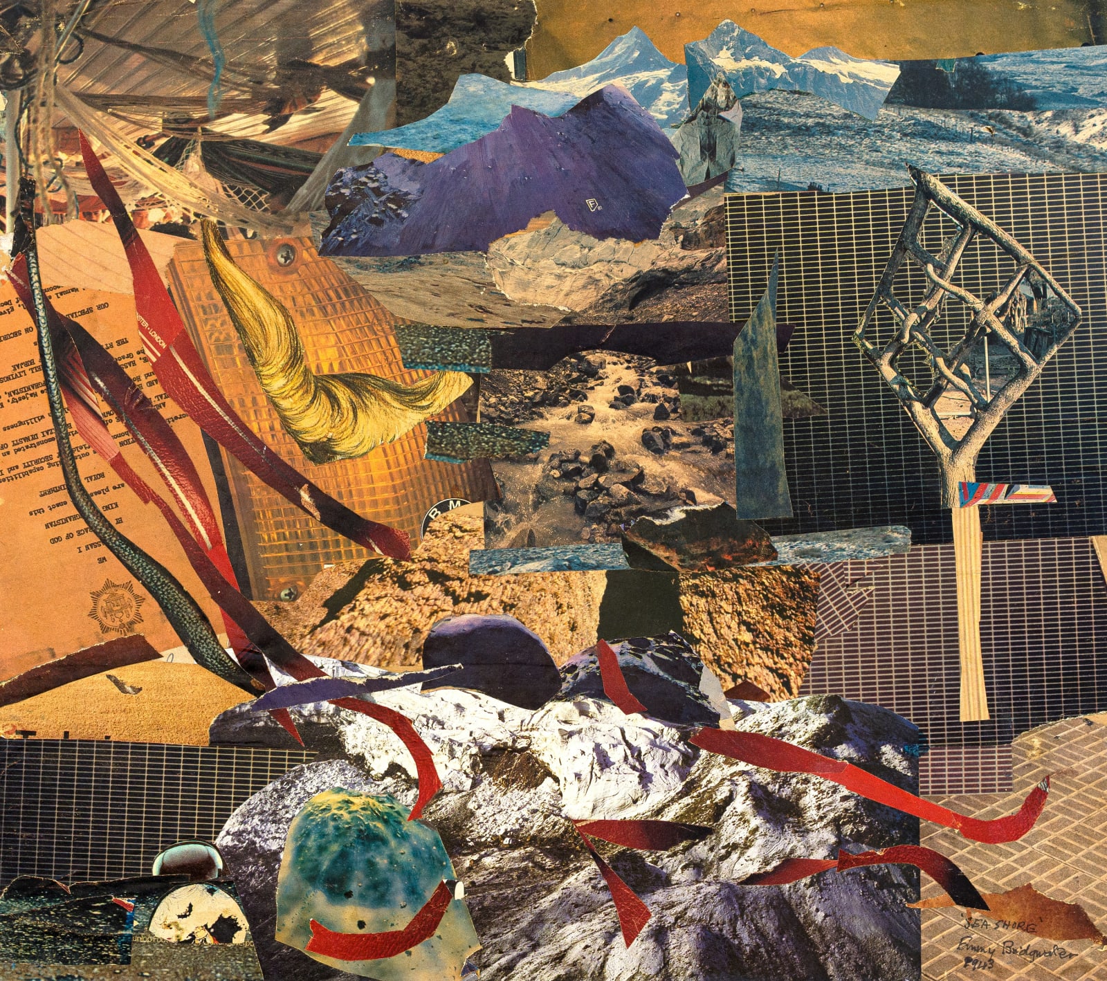 EMMY BRIDGWATER, Sea Shore (Broad Campden), c.1970s