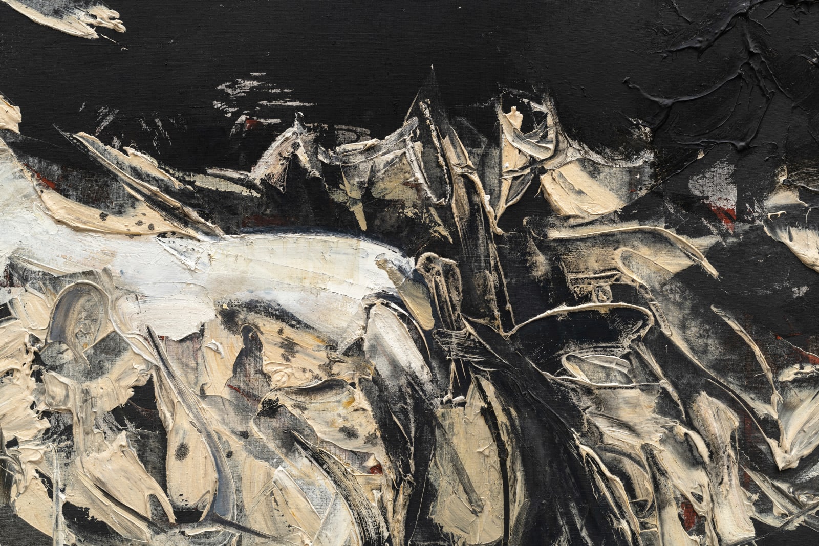 Rafael Canogar, Estandarte, 1962