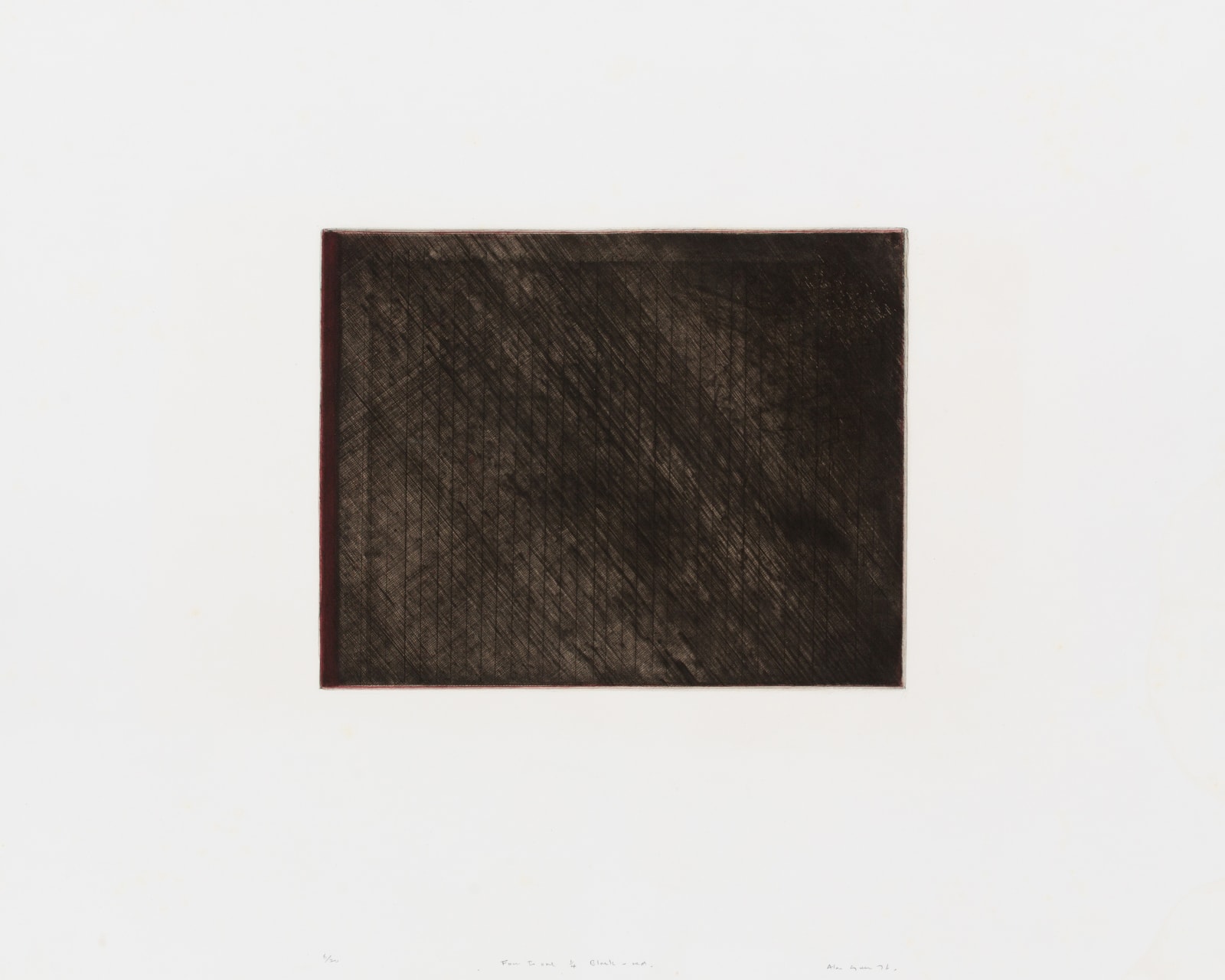 Alan Green, Four to One (Set of 9), 1976
