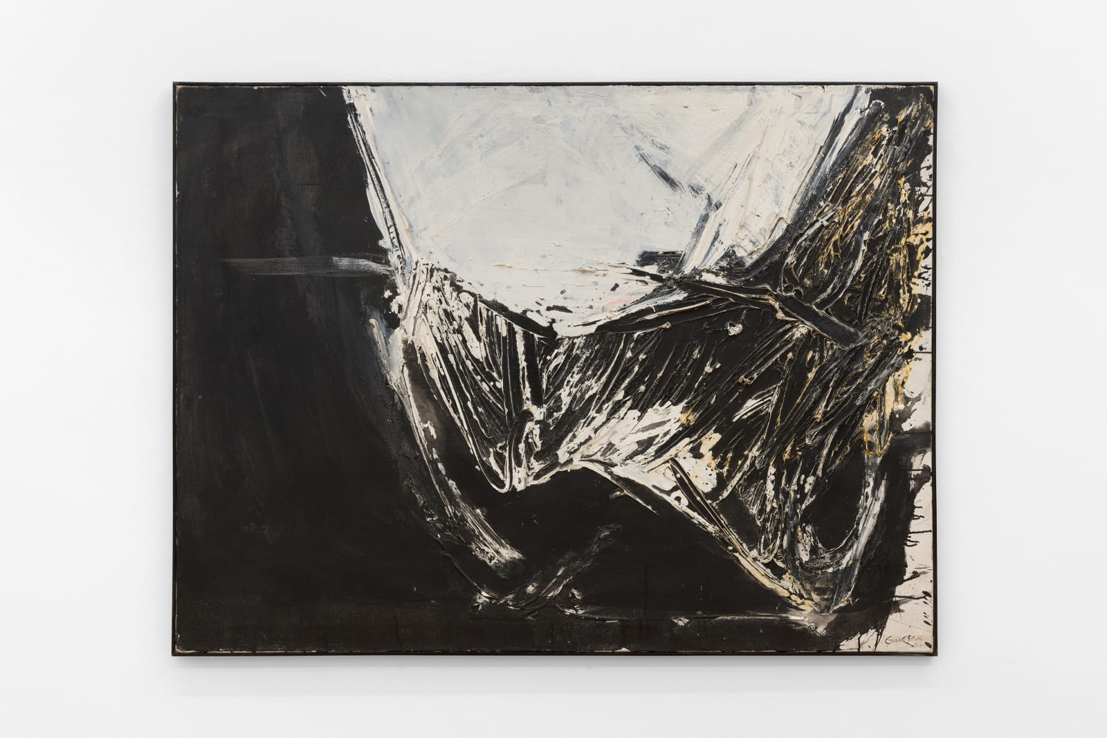Rafael Canogar, Serie Negra no. 7, 1960