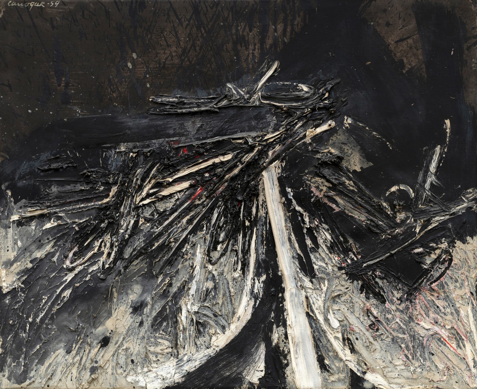 Rafael Canogar, Pintura, 1959
