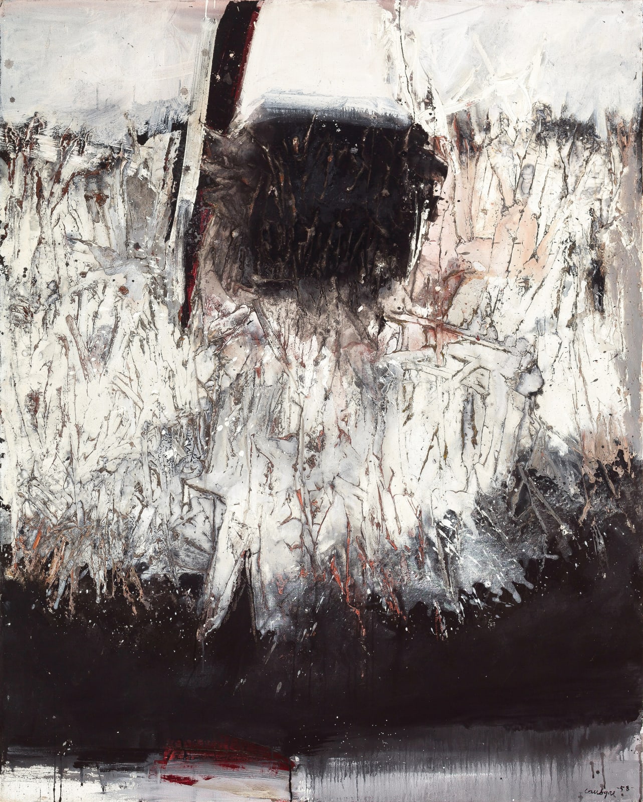 Rafael Canogar, Pintura no. 23, 1958