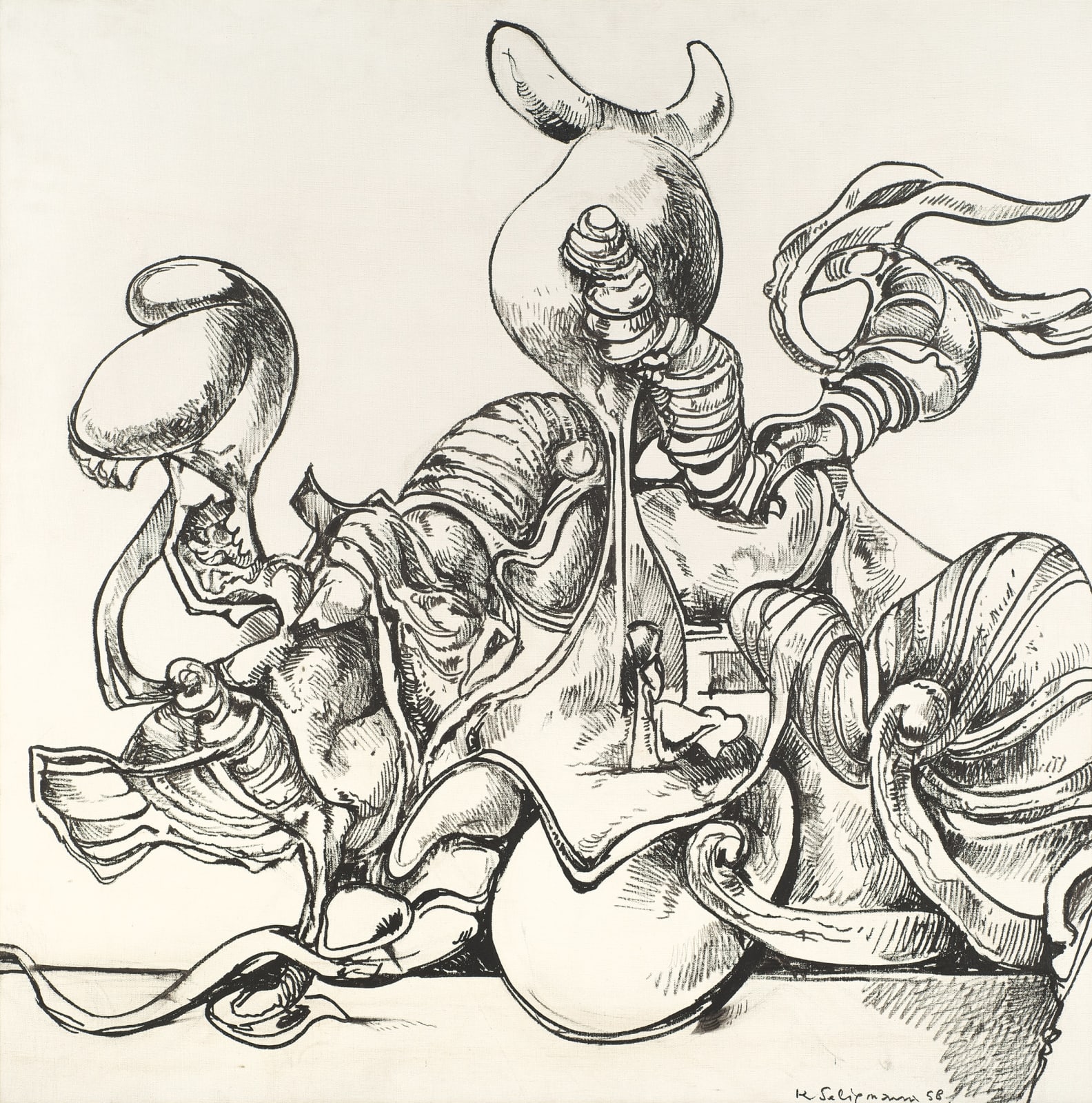 Kurt Seligmann, Turquerie, 1958