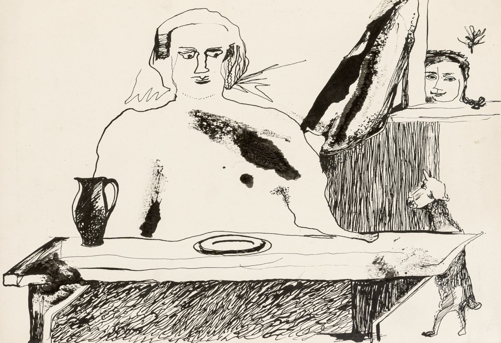 EMMY BRIDGWATER, Untitled, c. 1945