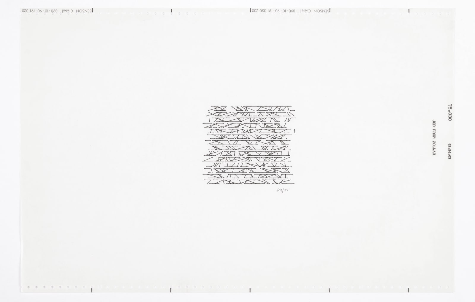 VERA MOLNAR, Untitled (MV528), 1975