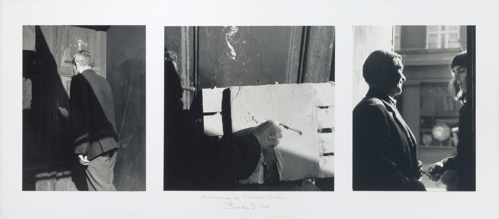Braco Dimitrijevic, Sculpture by Tihomir Simcic, 1969