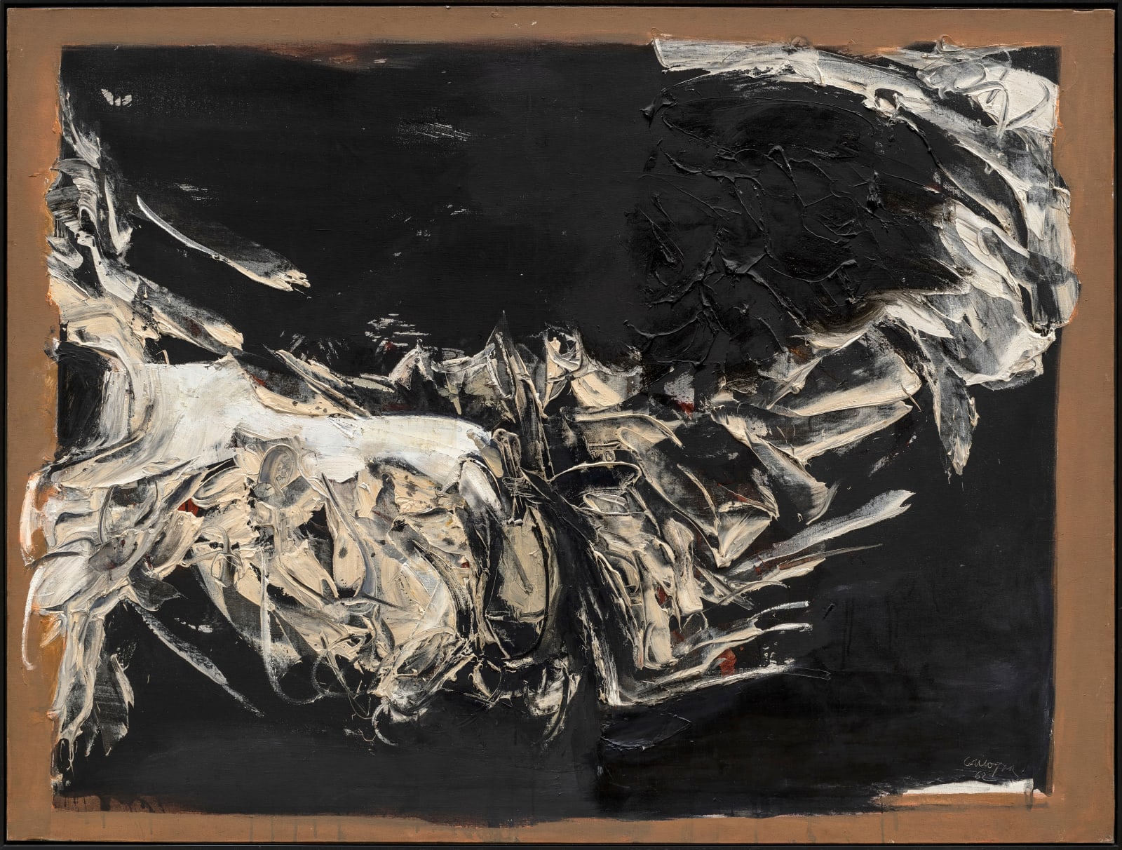 Rafael Canogar, Estandarte, 1962