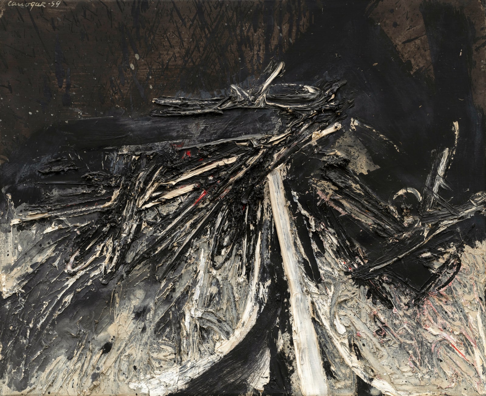 Rafael Canogar, Pintura, 1959