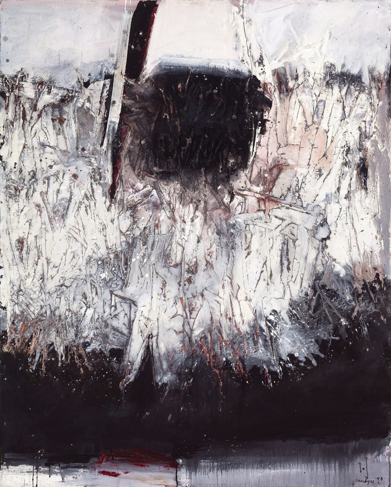 Rafael Canogar, Pintura no. 23, 1958