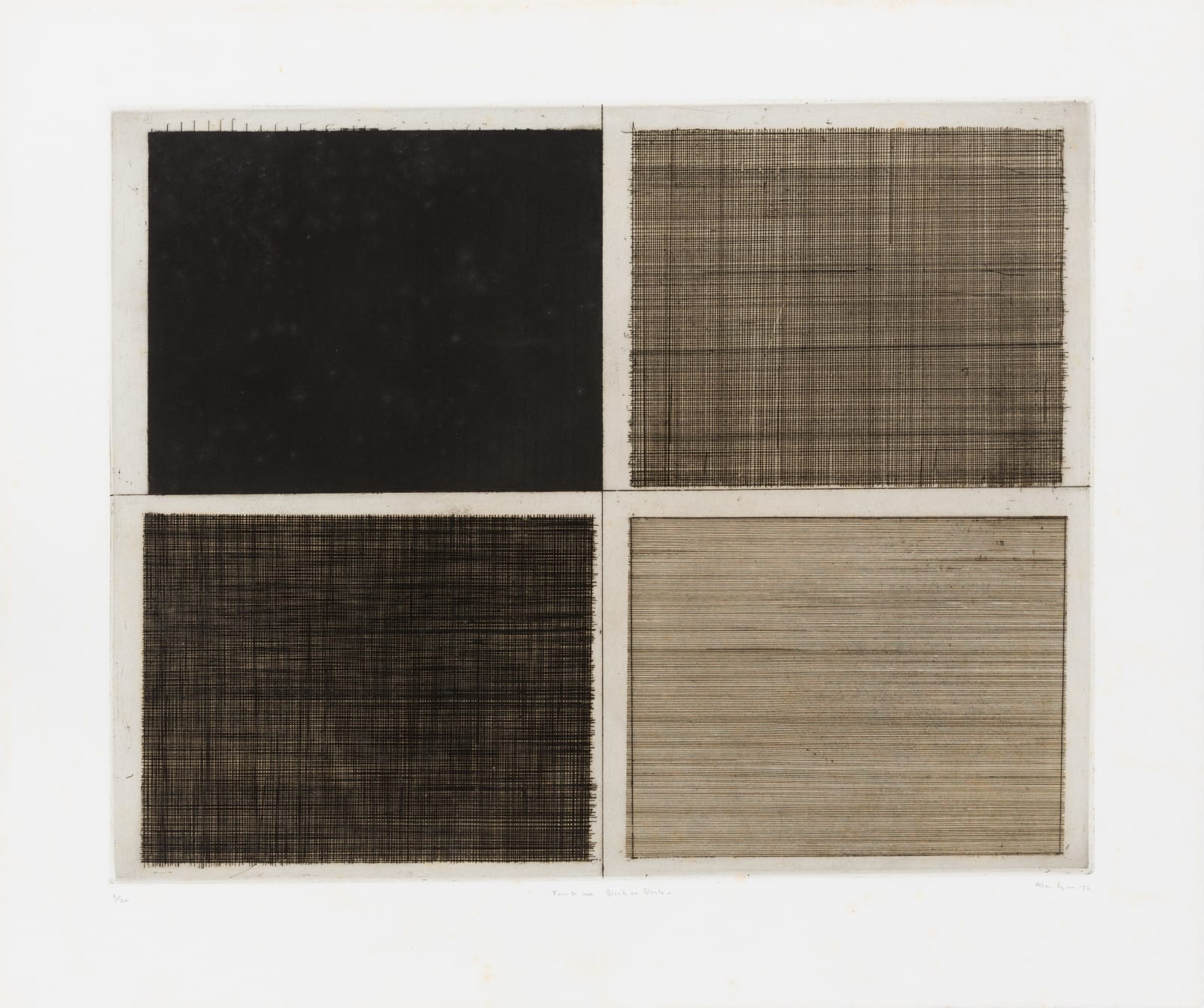 Alan Green, Four to One (Set of 9), 1976