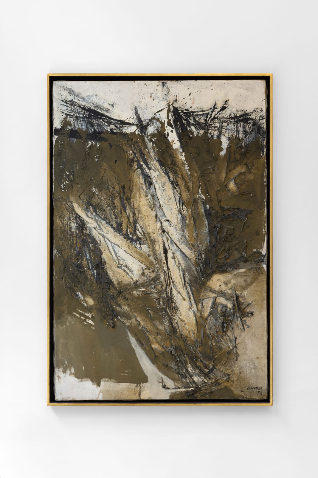 Rafael Canogar, Pintura no. 18, 1958