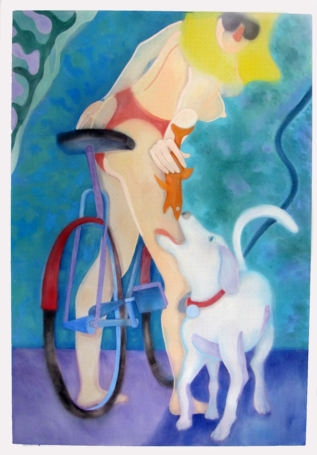 Max Maslansky, Fish for the Dog (Half double bed), 2016