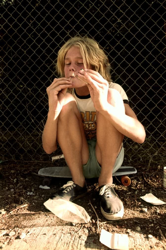 Hugh Holland, Mini Bowl Sideline, Jeff Jones in Laurel Canyon (No. 73), 1975