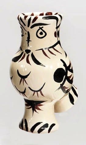 Pablo Picasso, Chouette Aux Plumes (AR.122), 1951