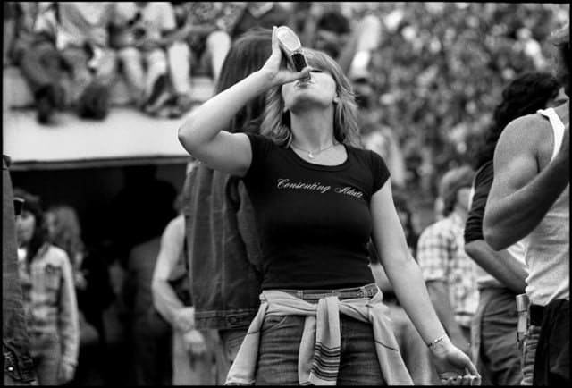 Joseph Szabo, Rolling Stones Fans No. 13, JFK Stadium, Philadelphia, 1978