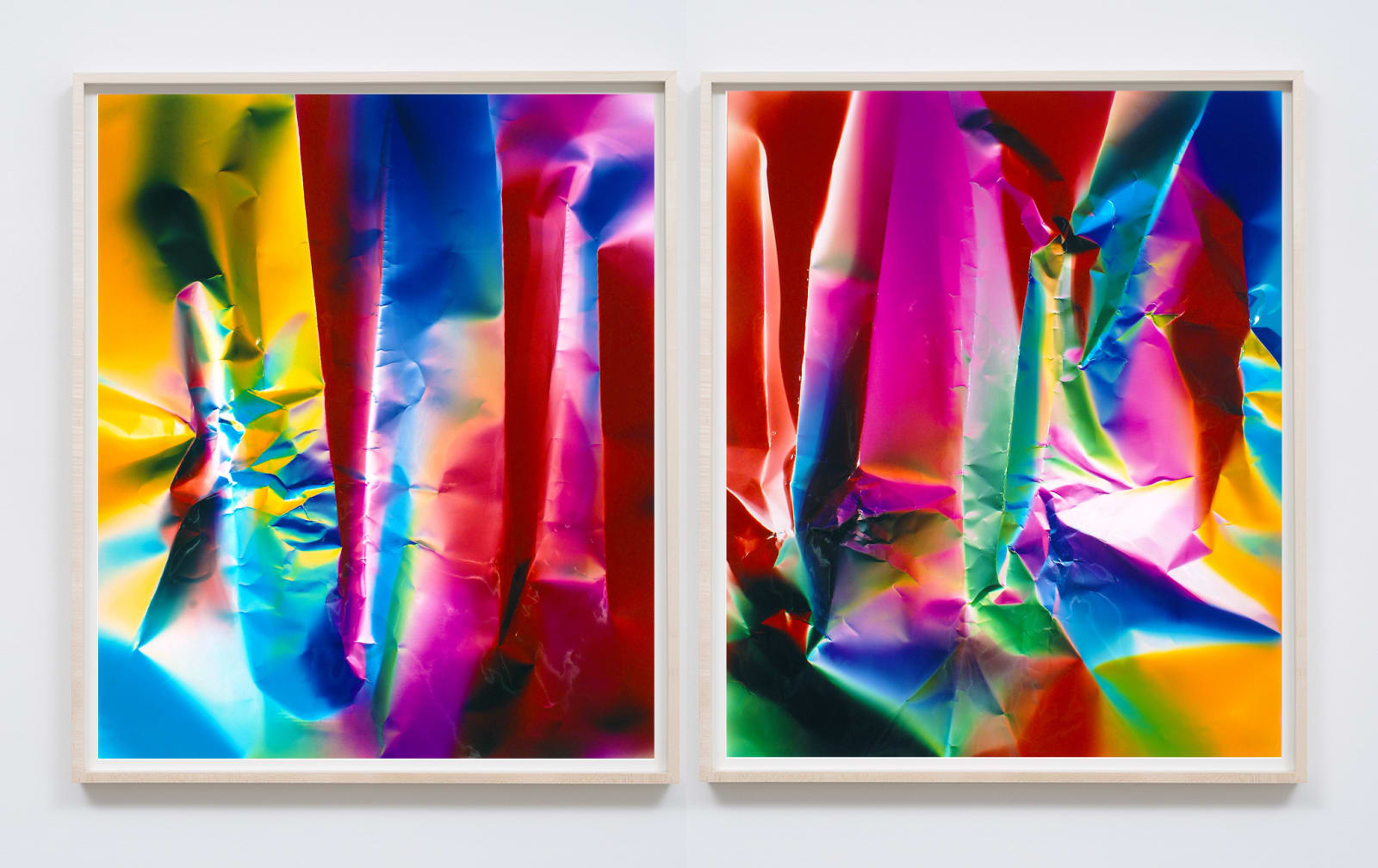 Ellen Carey, Dings & Shadows (diptych), 2017