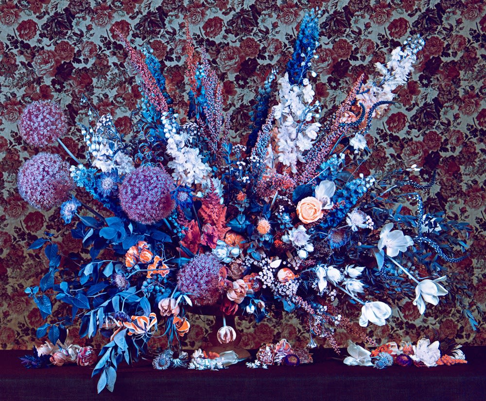 Jessica Eaton, MF 05 / Tricolor V 07: (IR > B, B/UV > G, R > R) custom IR/UV, 2014/2015