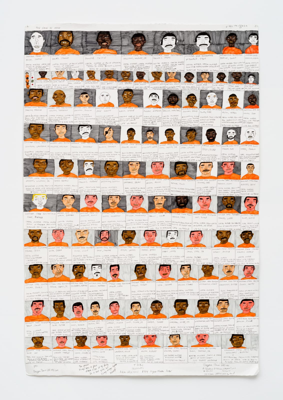 Dapper Bruce Lafitte, T.D.B.C. Presents New Orleans 1994 Highest Murder Rate, 2017