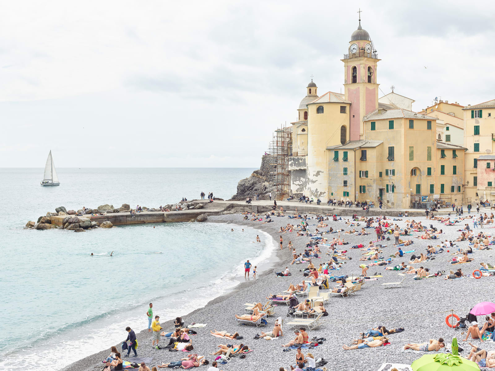 Massimo Vitali, Camogli Boat, 2021