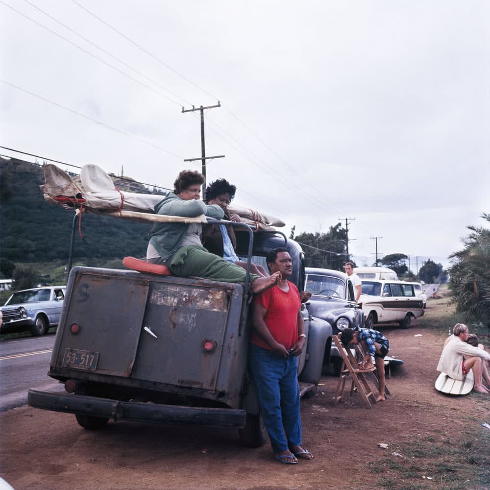 LeRoy Grannis, Aikau Family, Sunset Beach, 1967