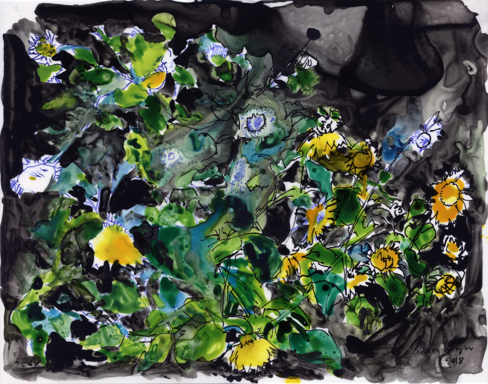 Jimmy Wright, Sunflower No. 9, 2018