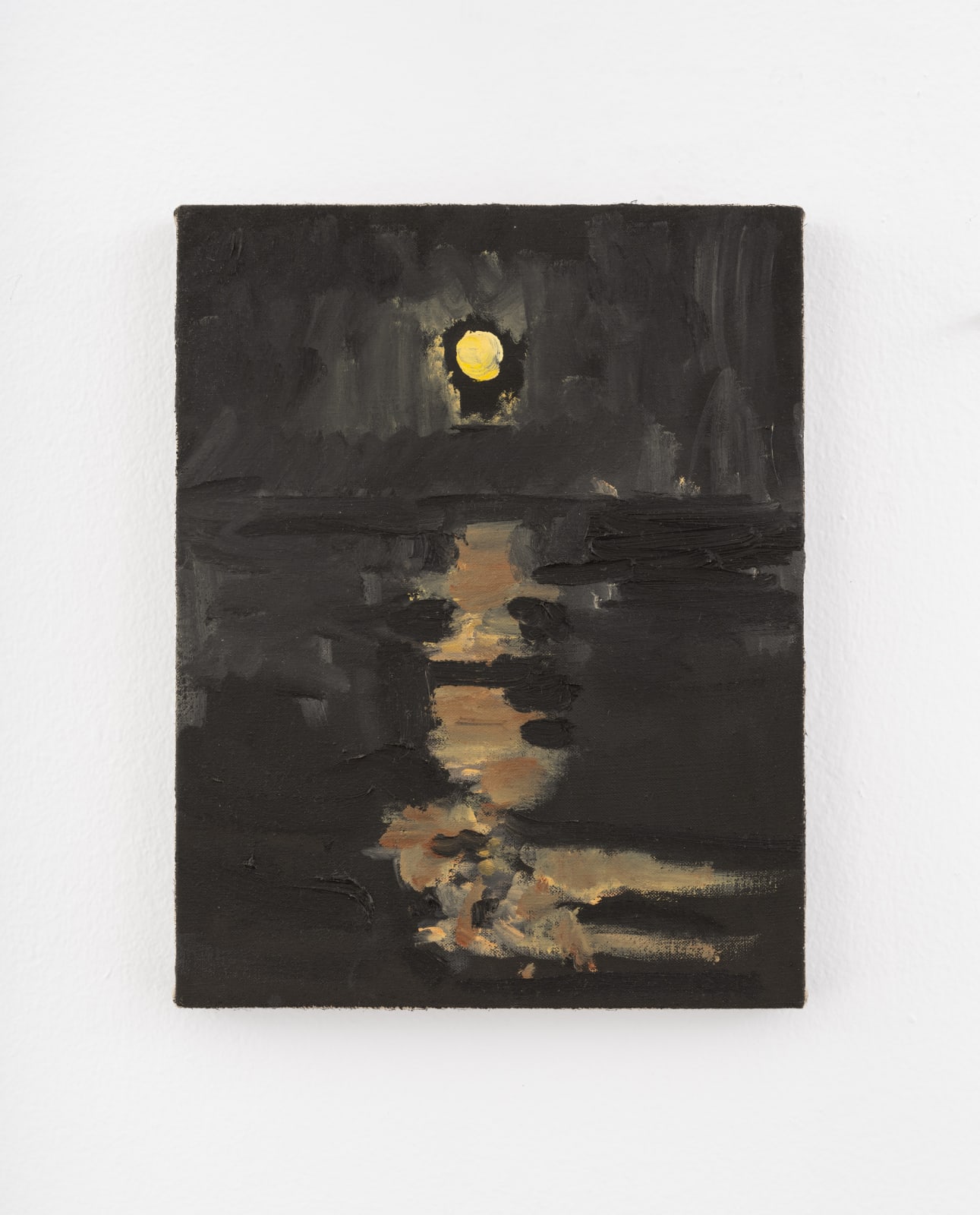 Shanna Waddell, s/heness study of february snow full moonset, 2021