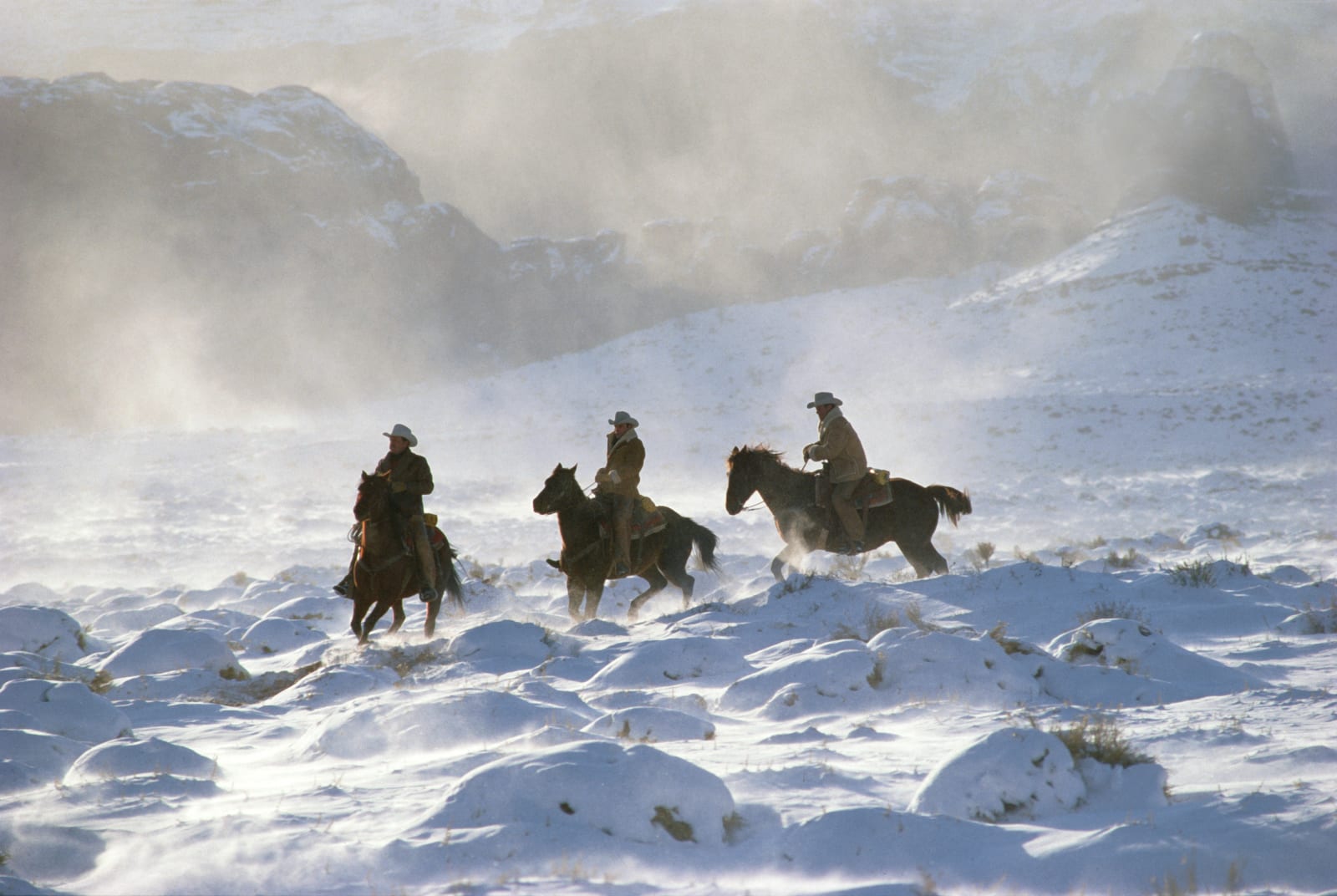 Norm Clasen, Cold Start, Monument Valley, UT, 1988