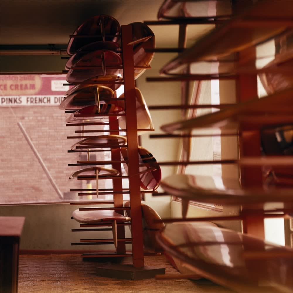 LeRoy Grannis, Greg Noll Surf Shop Display Room, Hermosa Beach, 1961