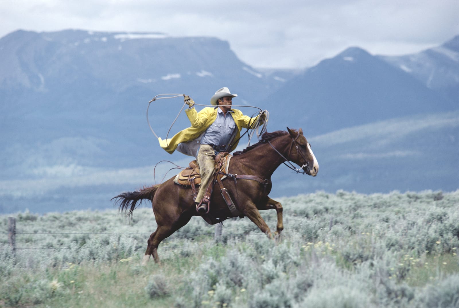 Norm Clasen, Closing In, Riverton, WY, 1984