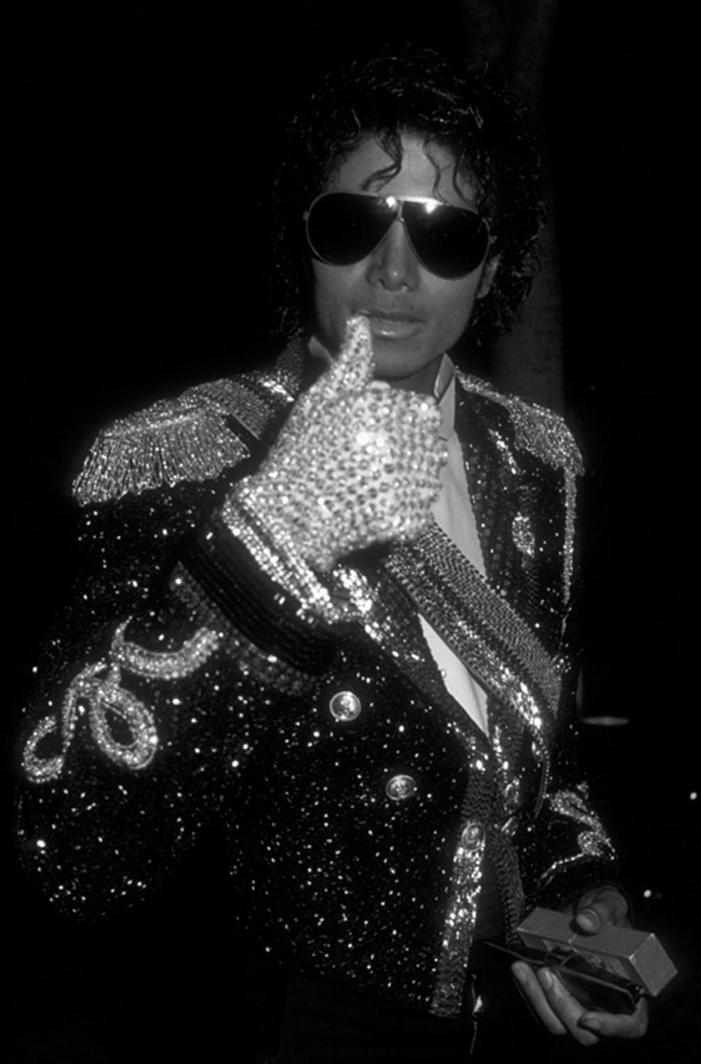 Ron Galella, Michael Jackson at the 26th Annual Grammy Awards After Party at the L'Ermitage Hotel, Beverly Hills, 1984