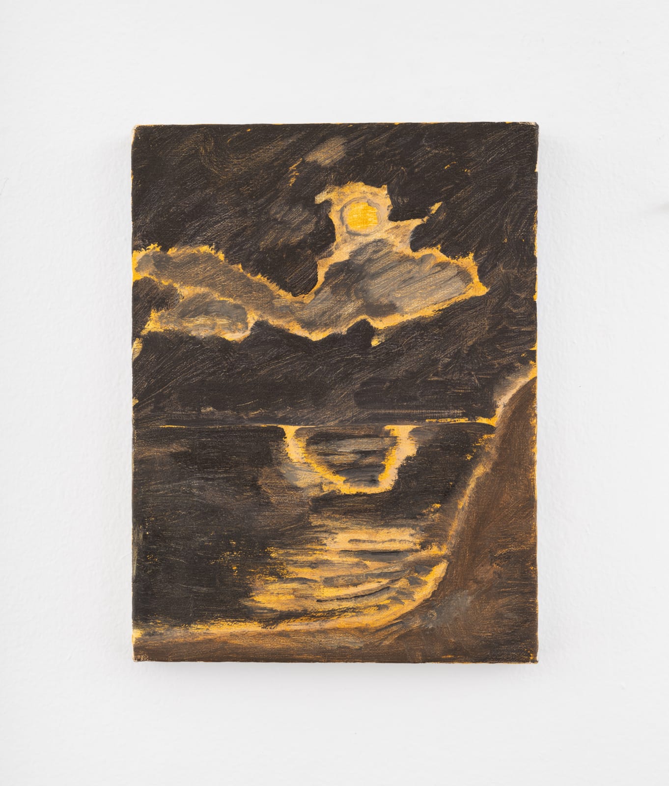 Shanna Waddell, s/heness study of september harvest full moonset, 2021